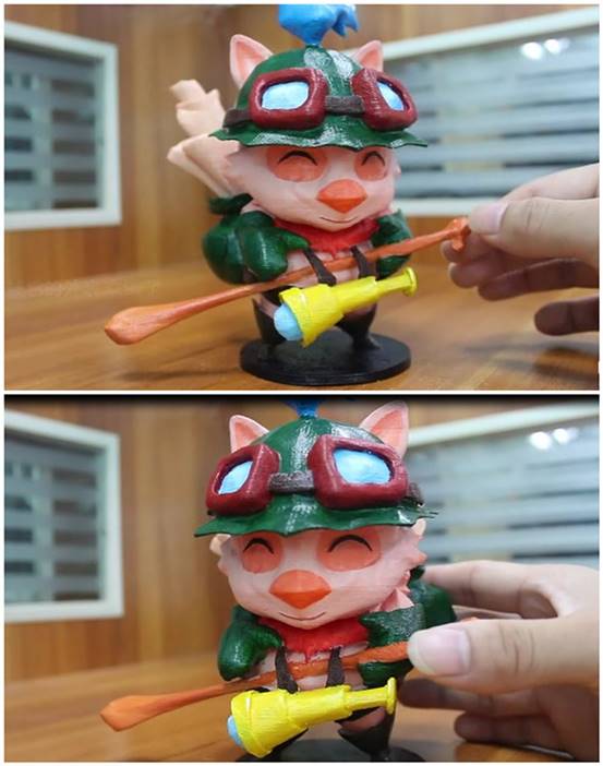 LOL《英雄聯盟》人物你認識幾個？3D打印游戲人物_e鍵3d打印服務