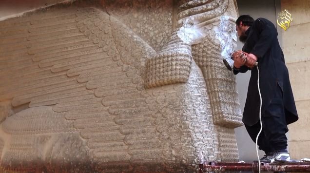 ISIS惡行后果:需3d打印模型修復功能用來修復被ISIS破壞的文物